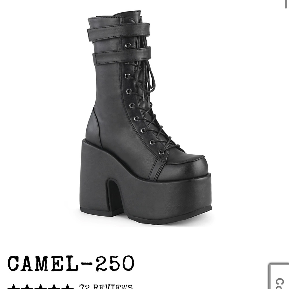 Demonia Camel Platform boots